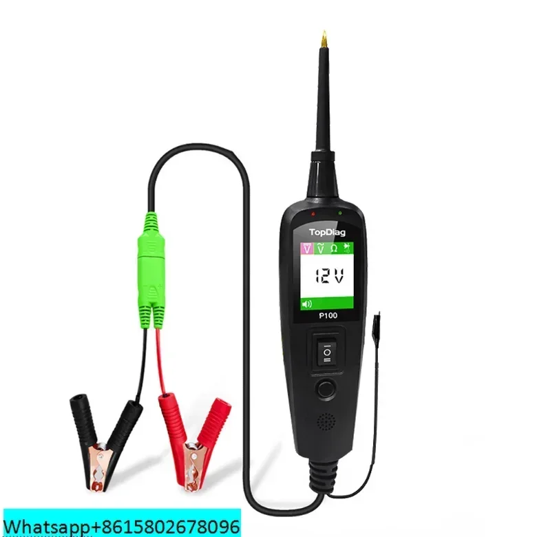 2m/10m Automotive Circuit Tester Power Circuit Probe Kit Car Voltage/Resistant Tester 12/24V Diagnostic Tool Component