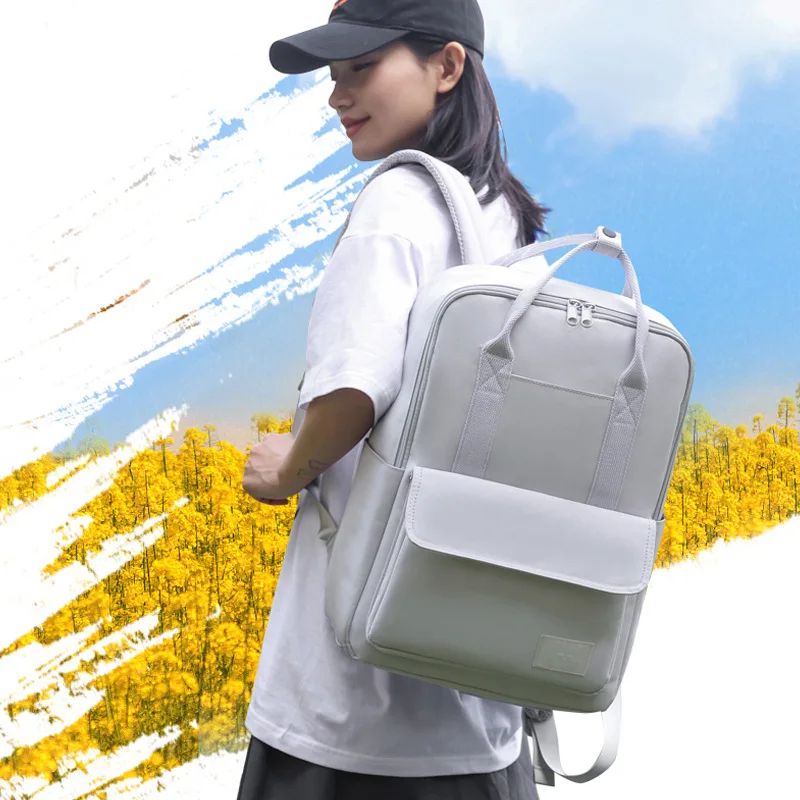 Fashionable large capacity business computer bag, waterproof and shockproof computer backpack, leisure travel large capacity bac