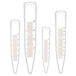 Laboratory glassware for chemical test tube with flat glass scale centrifuge tube 15ml standard grinded cone bottom