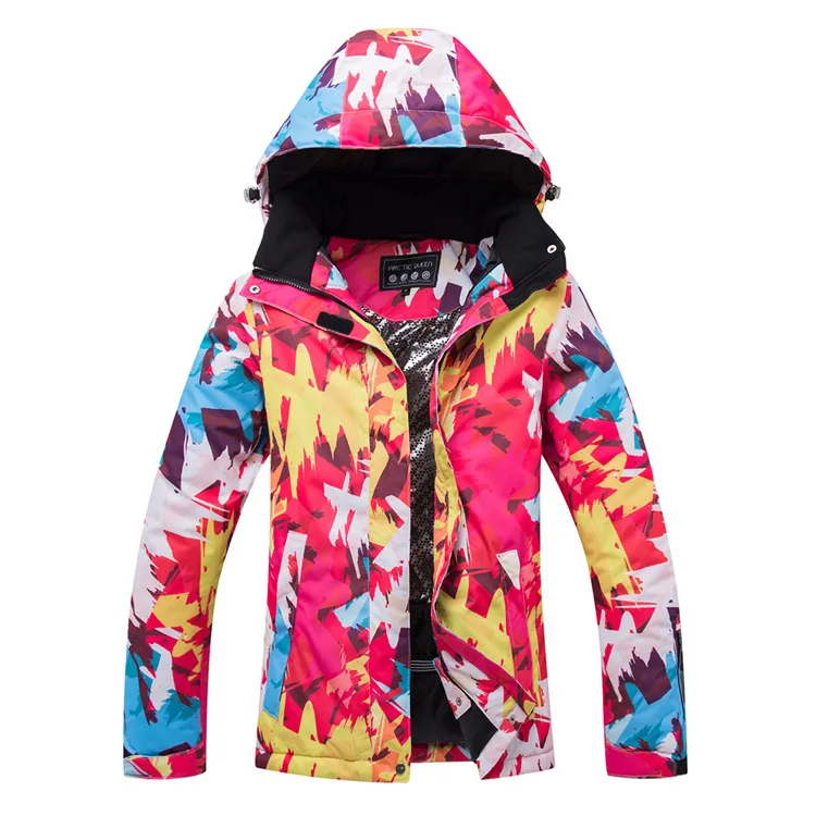 New Winter Women Skiing Snowboarding Jackets Female Winter Sportswear Snow Ski Jacket Windproof Warm Sports Coat