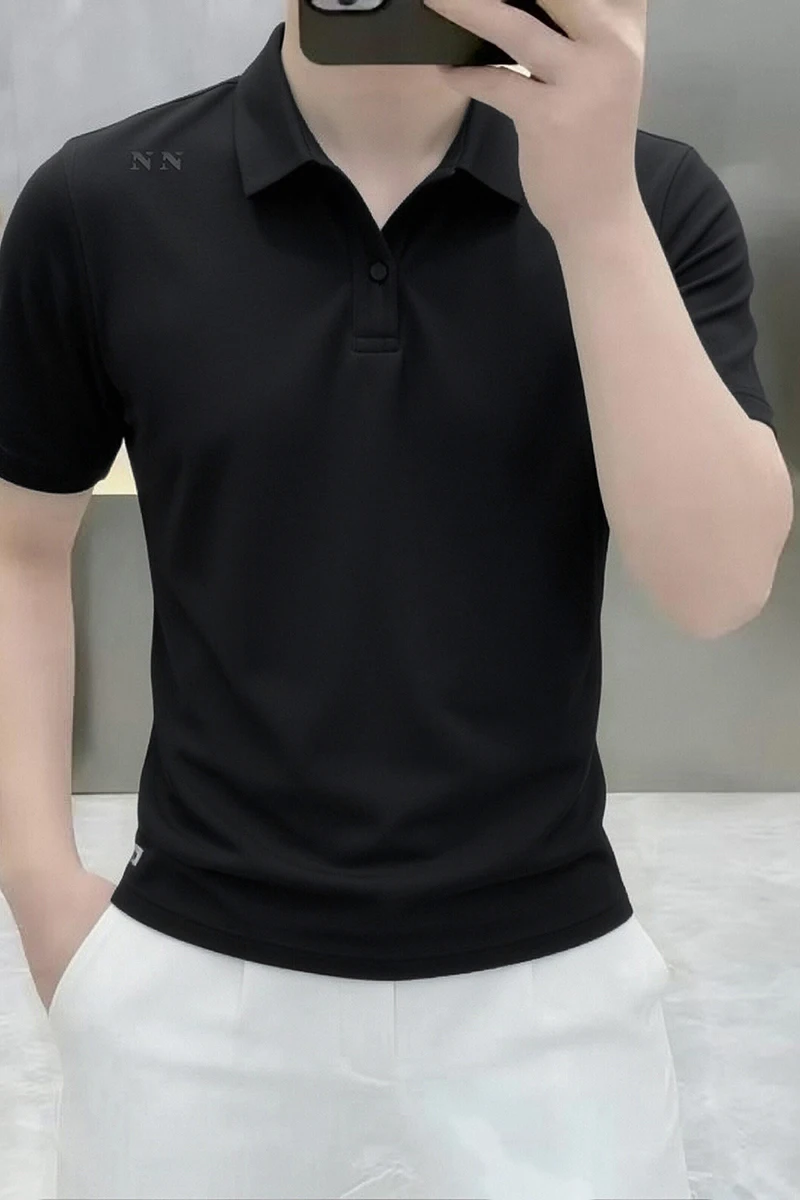2026 Summer New Style Men's Short-Sleeved Polo Shirt Fashion Trend T-Shirt