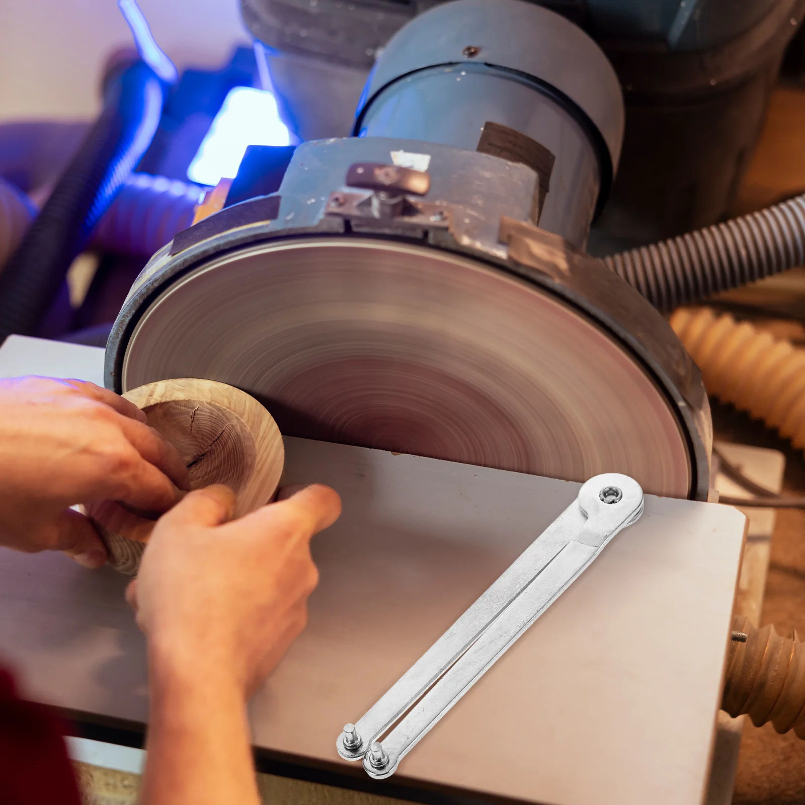 

4Pcs Multifunction Angle Grinder Spanner Wrench Kit Ergonomic Handle for Easy Maintenance Mechanical Processing and DIY Projects