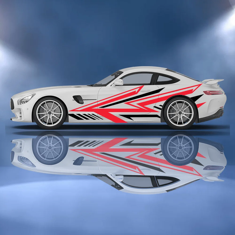 

Abstract speed futuristic arrow decal sticker car sticker full body decal decoration covering scratch protection car sticker wat