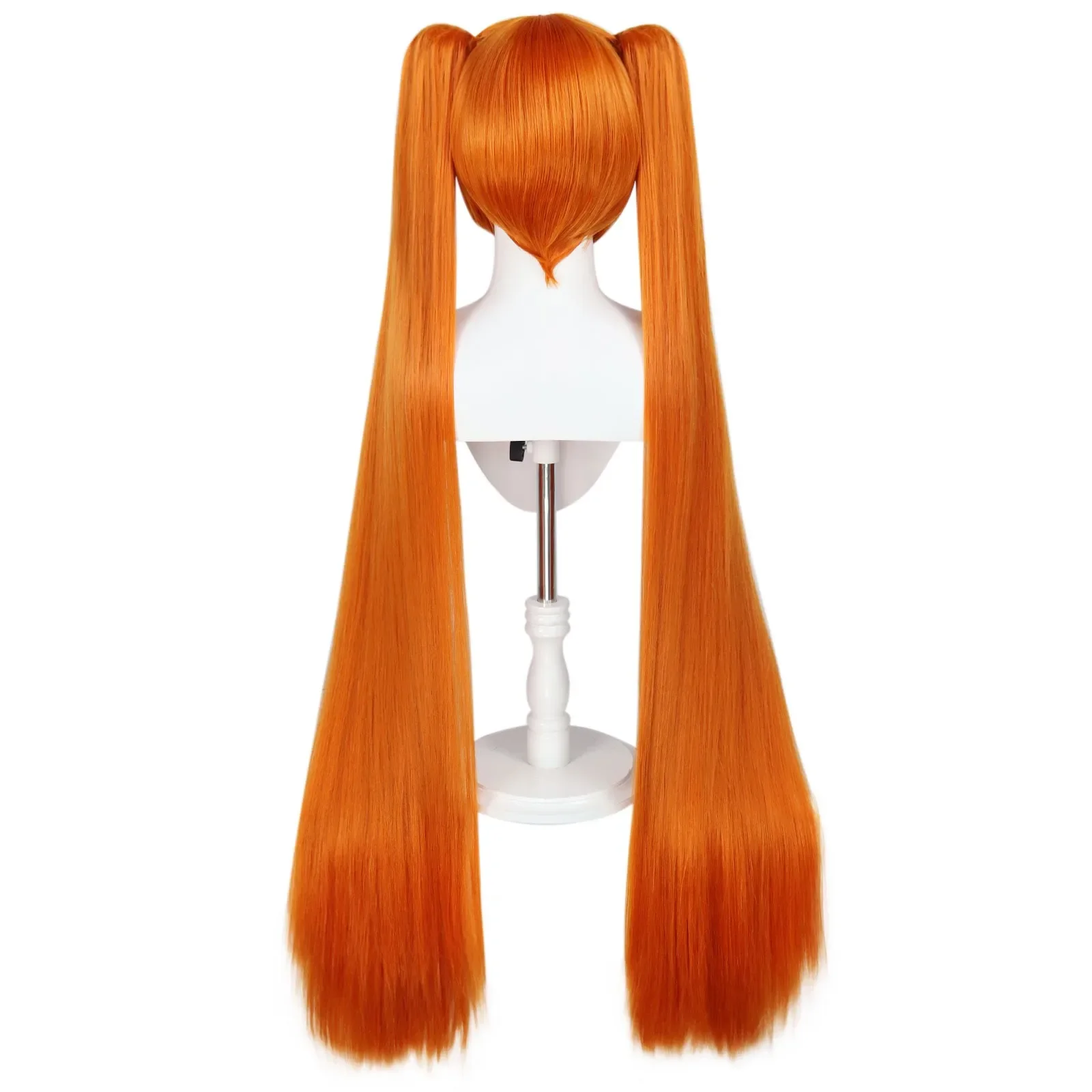 AN  Yandere Simulator Osana Najimi Long Synthetic Hair Clips 2 Ponytails Lolita  Cosplay Wig for Halloween