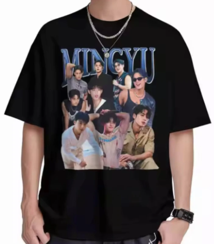 2026 Hip Hop  Portrait Printed T‑Shirt Unisex Oversized Short Sleeve O‑Neck Cotton Tee Casual Street Fashion Fan Gift Tops