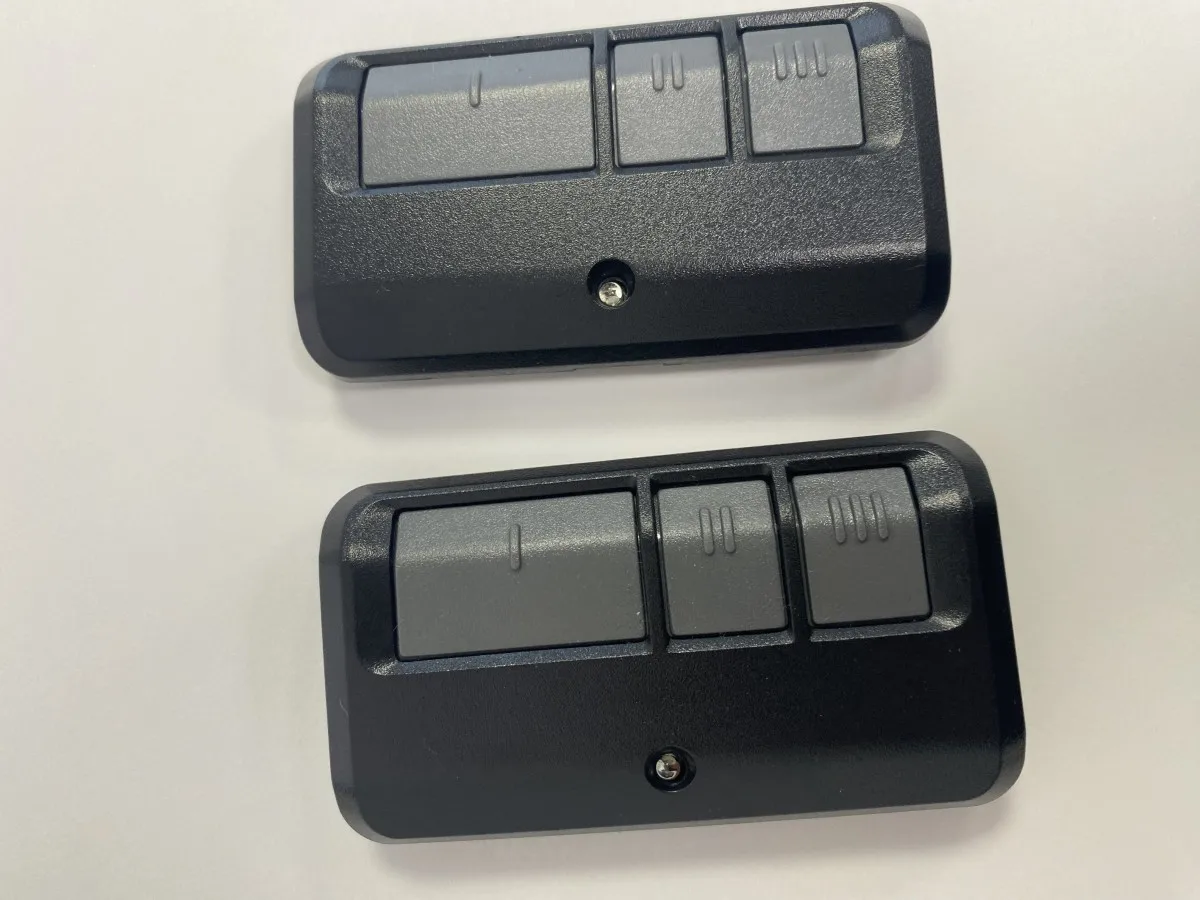 Security 2.0 Rolling Code Yellow Button Remote Control Key Fob For Gate 893MAX Transmitter With Visor Clip