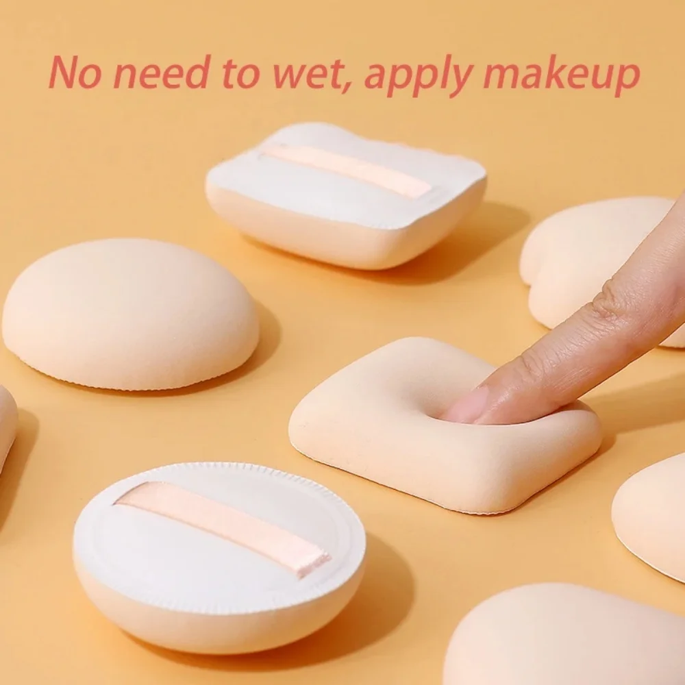 Lot de 3 éponges de maquillage douces et mignonnes pour application à sec et humide, outils et accessoires de maquillage pour fond de teint et crème
