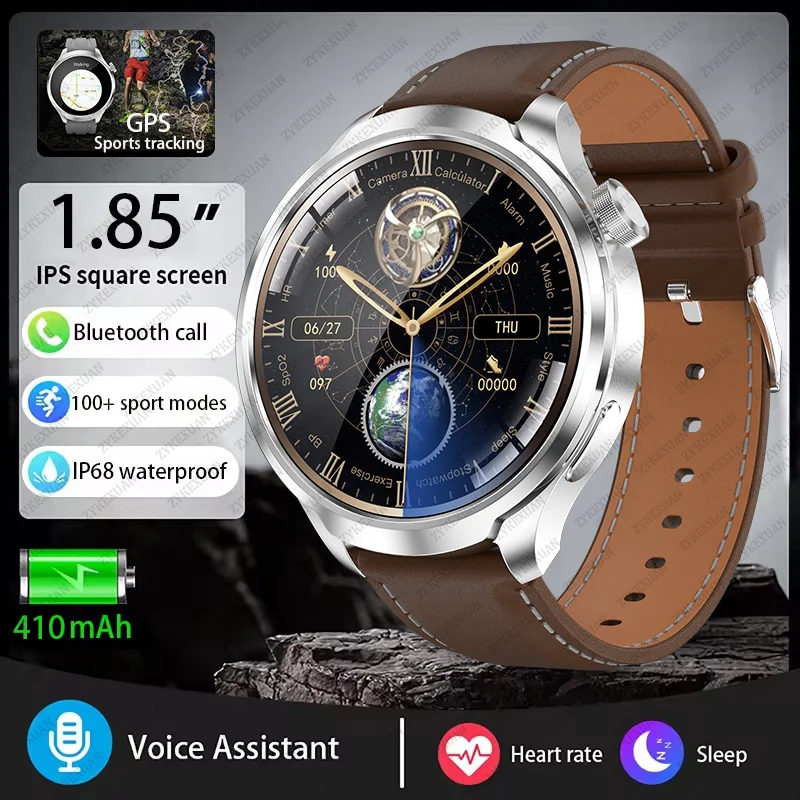 

2024 New For HUAWEI Outdoor Sports Smart Watch Men AMOLED Screen NFC GPS Compass Heart rate Waterproof Bluetooth Call SmartWatch