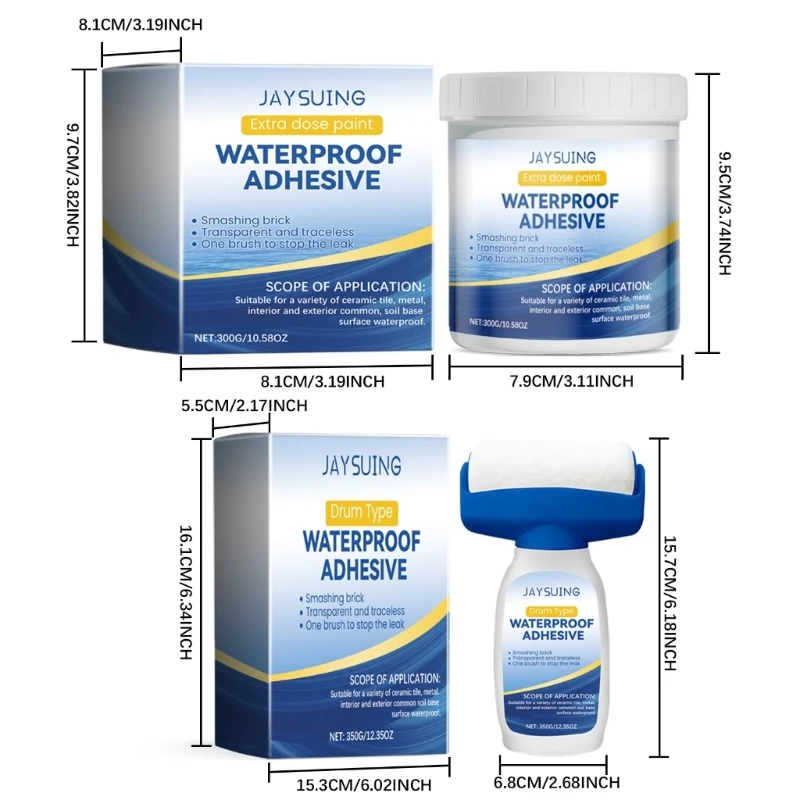 Onzichtbaar waterdicht middel voor reparatie muurdaken, lekbestendig, onzichtbaar coatingmiddel, waterdicht isolerend