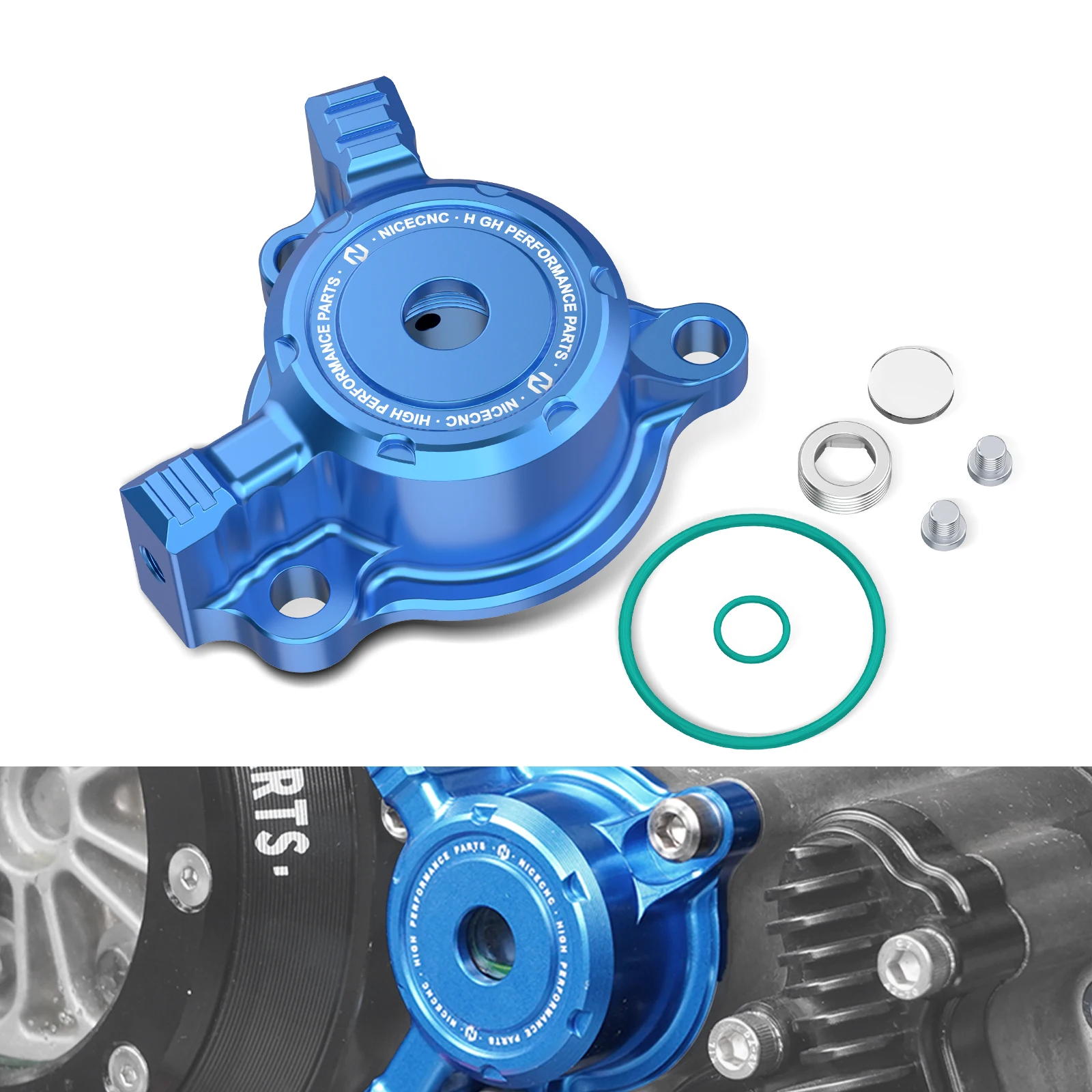 

Прозрачная крышка масляного фильтра, защитный чехол для Yamaha 450R 2009-2024 YFZ450X, алюминий для YZ250F YZ450F WR250F WR450F 2003-2007