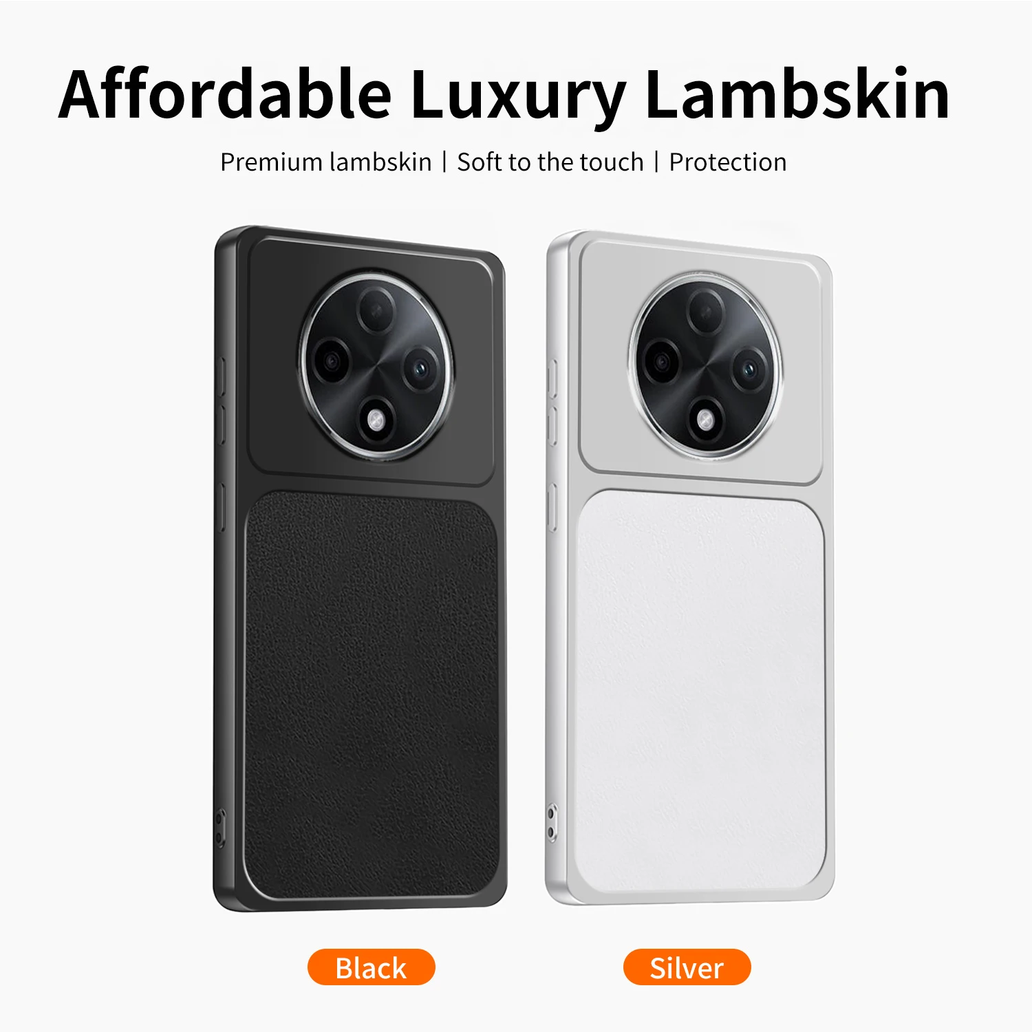 Lambskin Texture Phone Case for OPPO F27 Pro Plus Pro+ F27Pro 5G Funda Luxury Lychee Grain Soft Lens Protection Back Cover Shell