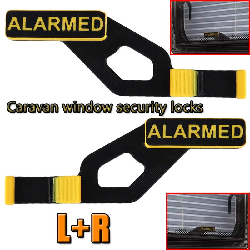 

New 1Pair Campervan Window Locks L+R Motorhome Caravan Window Windbreak Security Locks Accessories For Adamo Polyplastic Polyfix
