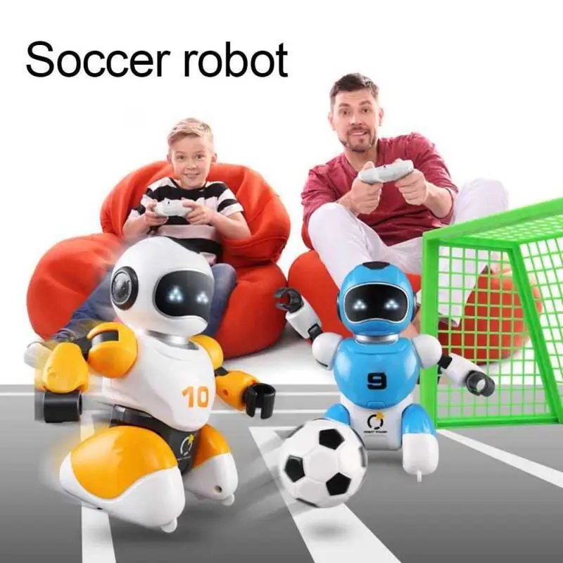Robot de combat de Football intelligent RC, jouet télécommandé, jouets électriques Parent-enfant, jouets éducatifs pour enfants, cadeaux d'anniversaire pour garçons, 2 pièces