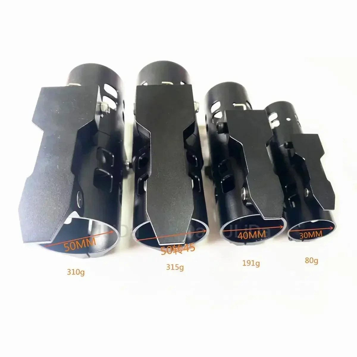 New Aluminum Alloy 30mm 40mm 45mm 50mm Carbon Tube Connector Round Folding Arm Clamp Fixture for Agricultural Drone