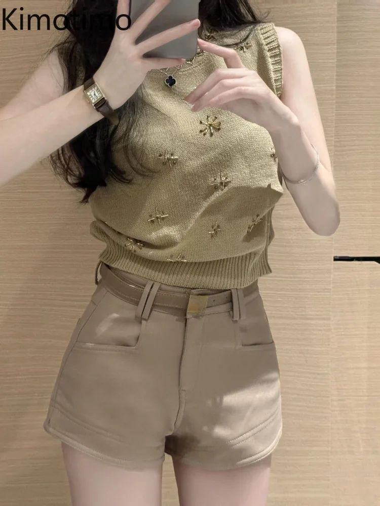 

Kimotimo Hot Shorts Women American Spicy Girls High Waist Tight Slim A-line Short Pants 2025 New Sexy Y2k All Match Streetwear