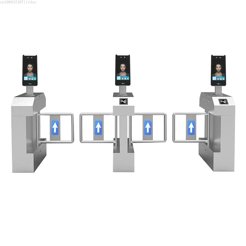 ماسح بصمات الأصابع الأمن Turnstyle Torniquete De Acceso Swing Barrier Speed Gate Turnstile System