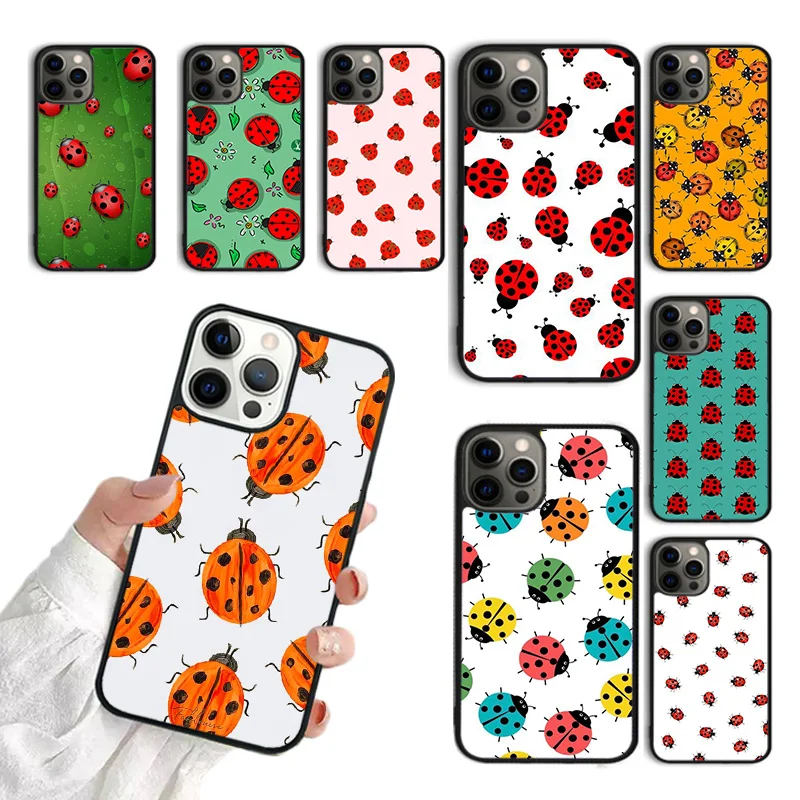 Seven Star Ladybug Phone Case For iPhone 15 16 SE2020 11 12 13 14 Pro Max Mini Cover For iPhone Max 6 7 8 Plus coque Fundas