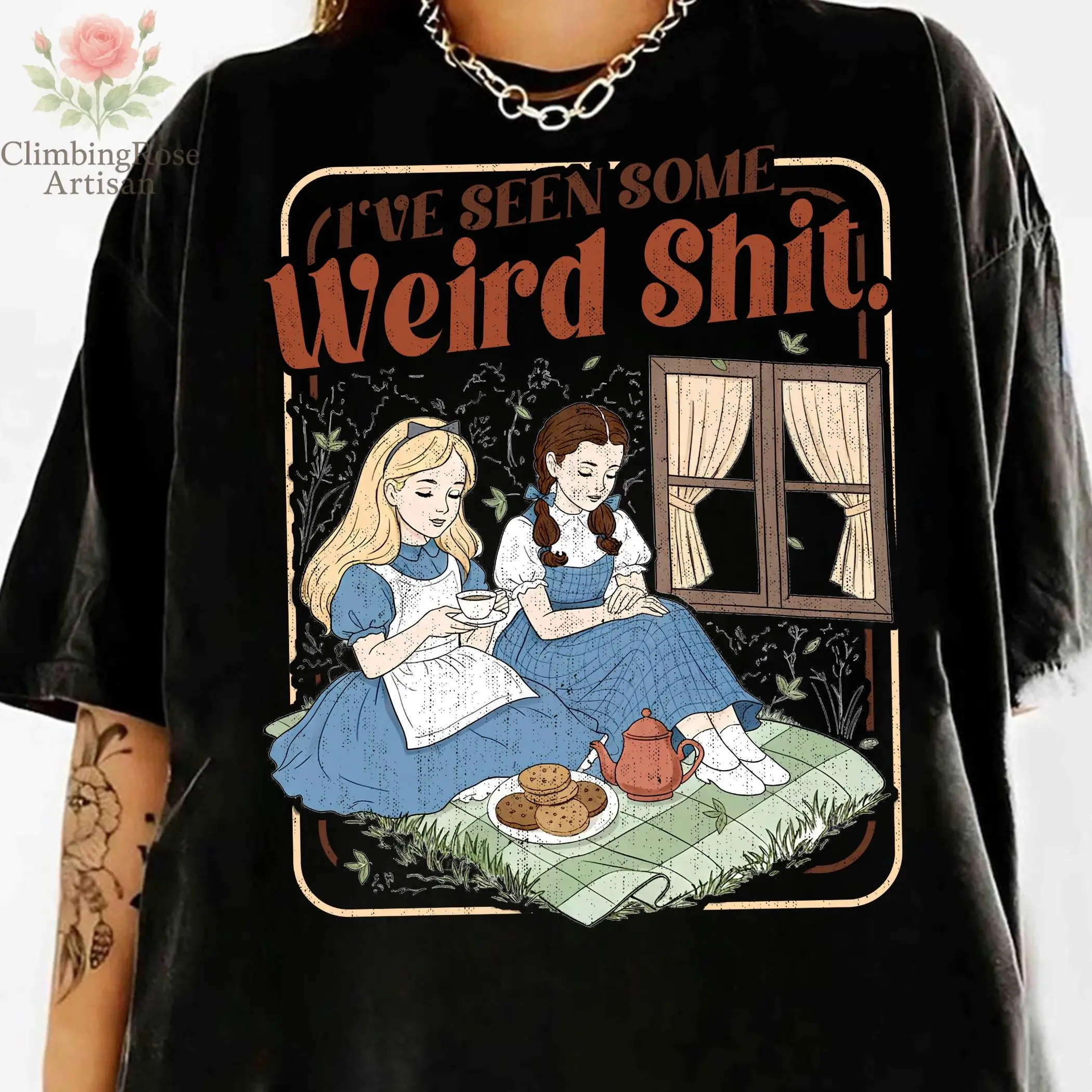 Weird Stuff PNG, I’ve Seen Some Weird Shit Graphic, Weirdcore Sarcastic Quote, Novelty Girls Shirt Design