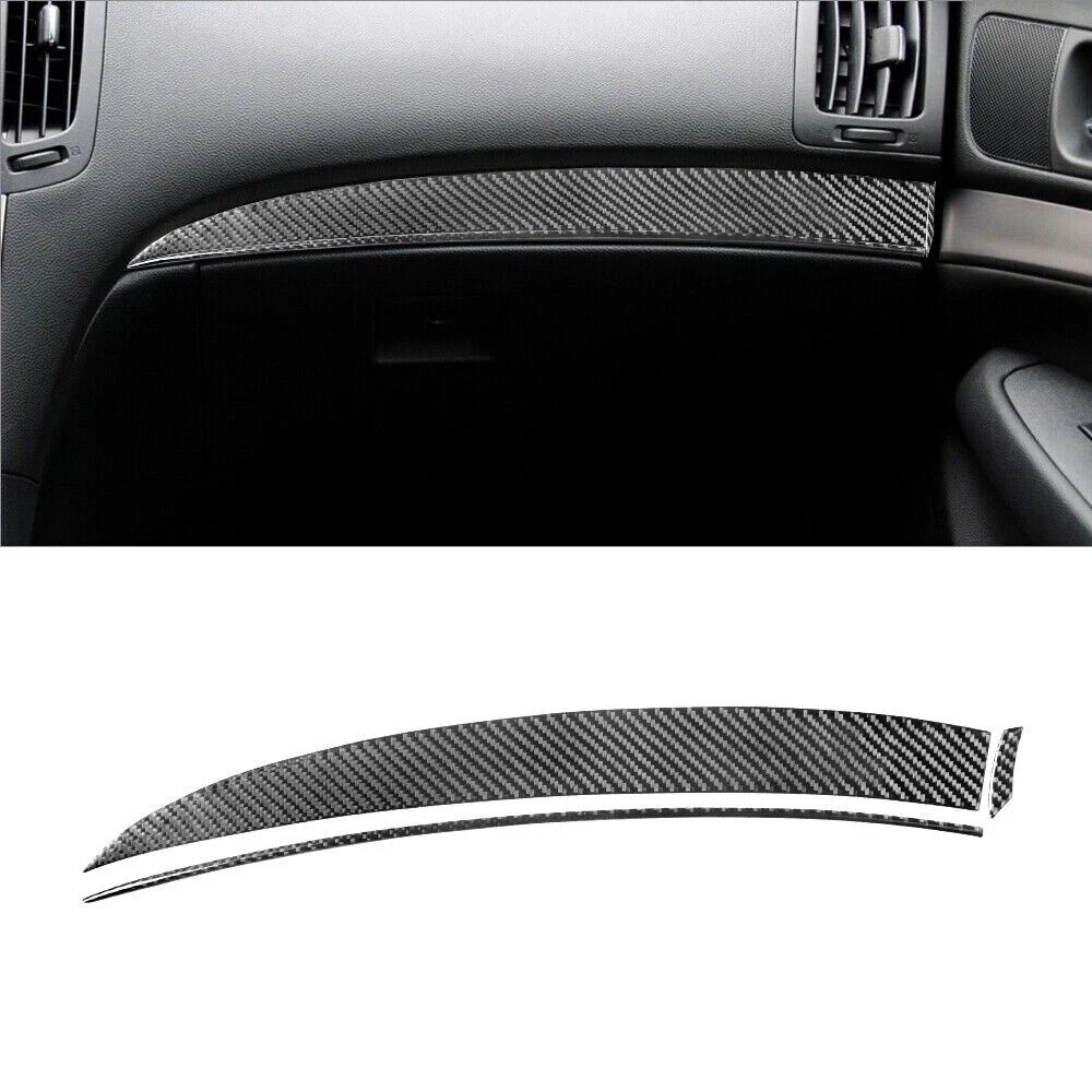 42Pcs Real Carbon Fiber Kits Full Interior Decorative Cover Car Accessories Decoration Sticker For Infiniti G37 Sedan 2010-2013
