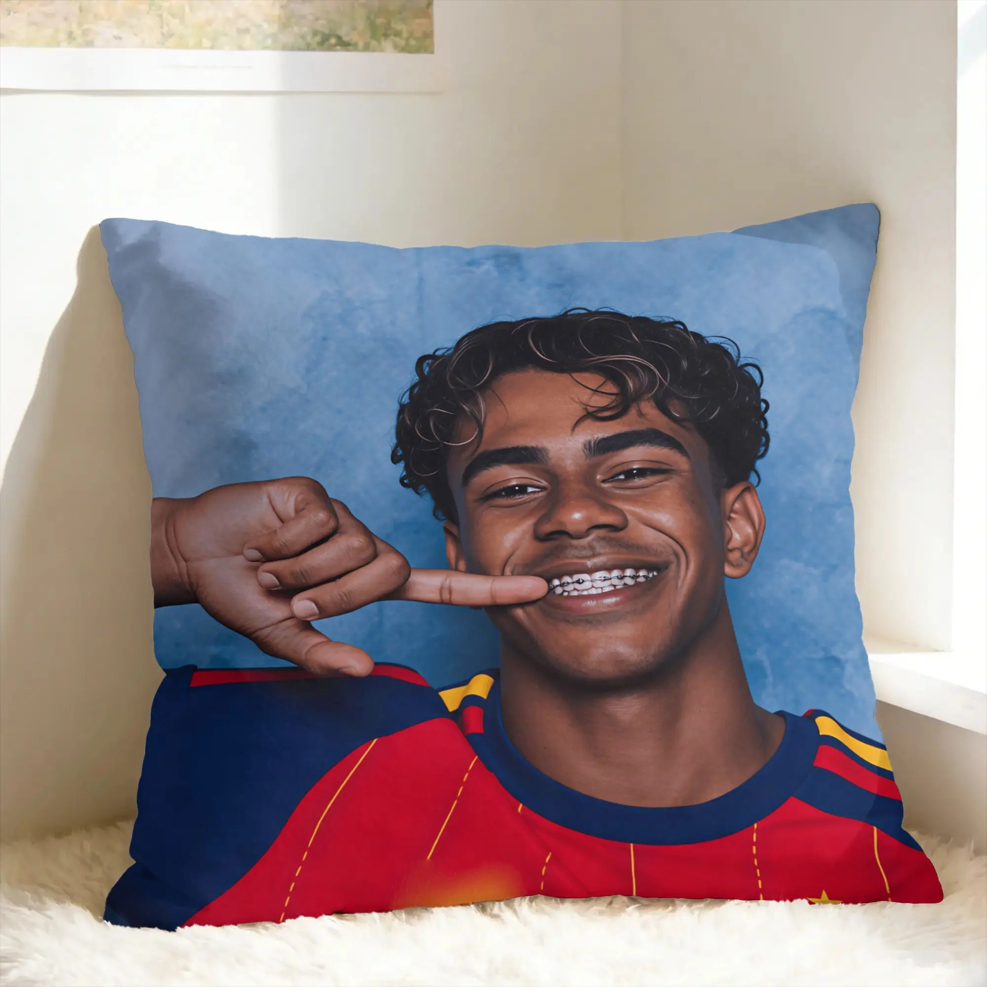 L-Lamine FootballStar y-Yamal Pillow Case  Fashion Pillow Cover Square Pillowcases For Wedding Party Home Decor
