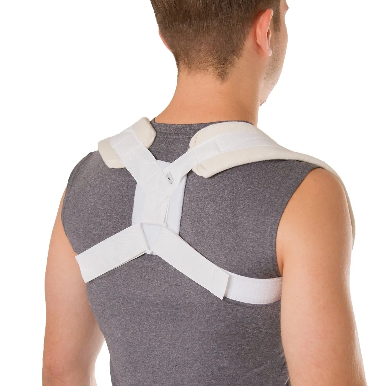 

Clavicle Support Brace - Figure 8 Upper Back Brace Posture Corrector for Women and Men, Shoulder Straightener