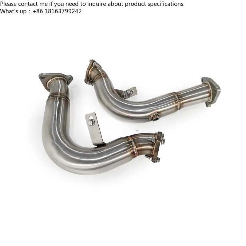 High-performance Straight-through Exhaust Pipe Factory Customized for Audi A7 3.0T 2013-2017 Stainless Steel Downspout Converter