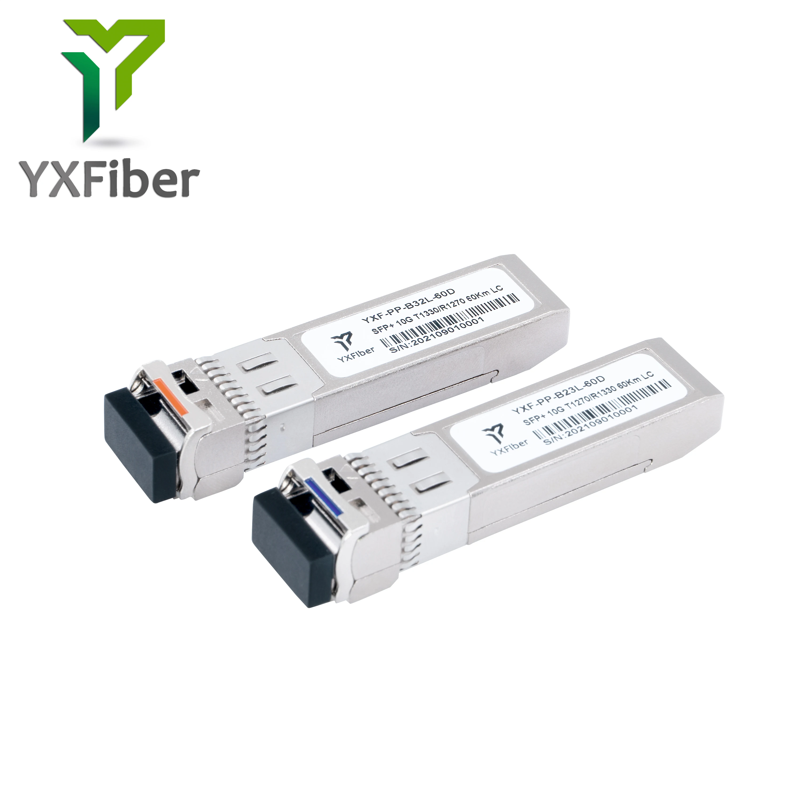 

10G SFP+ BIDI 60km 1270nm/1330nm LC Connector Fiber Optical Transceiver SFP Module 10G BIDI SFP 60km