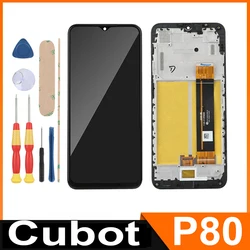 Display LCD e tela sensível ao toque com moldura, Cubot P80, FHD, 6,58