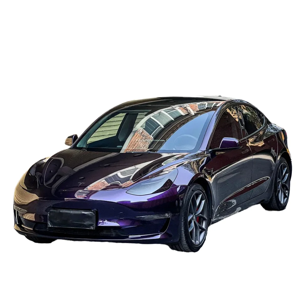 

Высокое качество 1,52 х 15 м жемчужно-фиолетовый рулон ТПУ PPF самовосстанавливающаяся фотохромная защитная пленка для фар, меняющая цвет