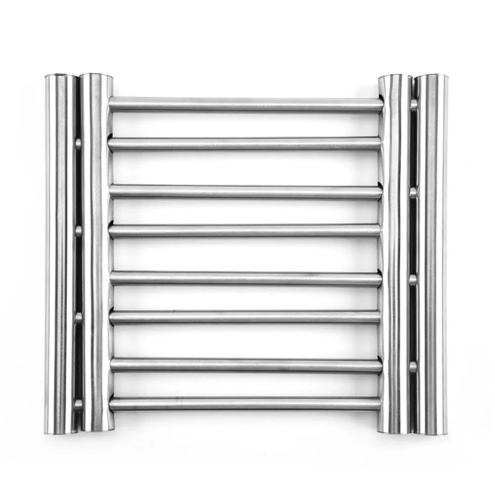 

Stainless Steel Square Retractable Heat Resistant Kitchen Gadget Bamboo Wooden Frame Table Protector Pan Pad