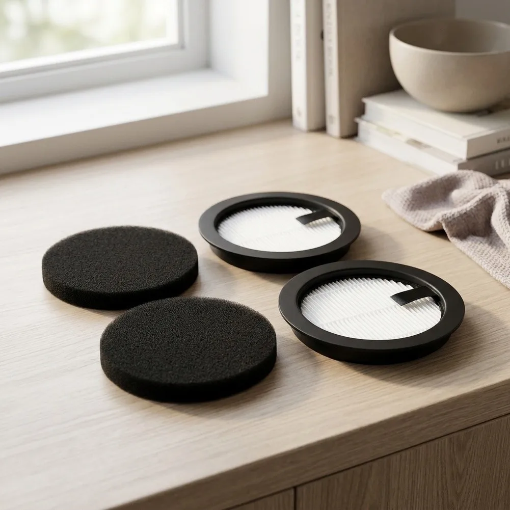 2/4set Replacement HEPA Filter And Sponge Reusable For Eleckeys For K10 Vacuum Cleaner Accessories Easy Installation