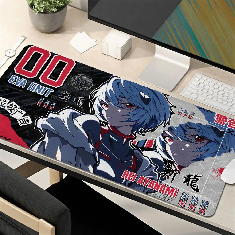 

Desk Pad Anime E-Evangelions Playmat Xxl Mouse Pads Game Surface Deskmat Manga Accessories Maudpad Japanese Mat Rubber Mouseped