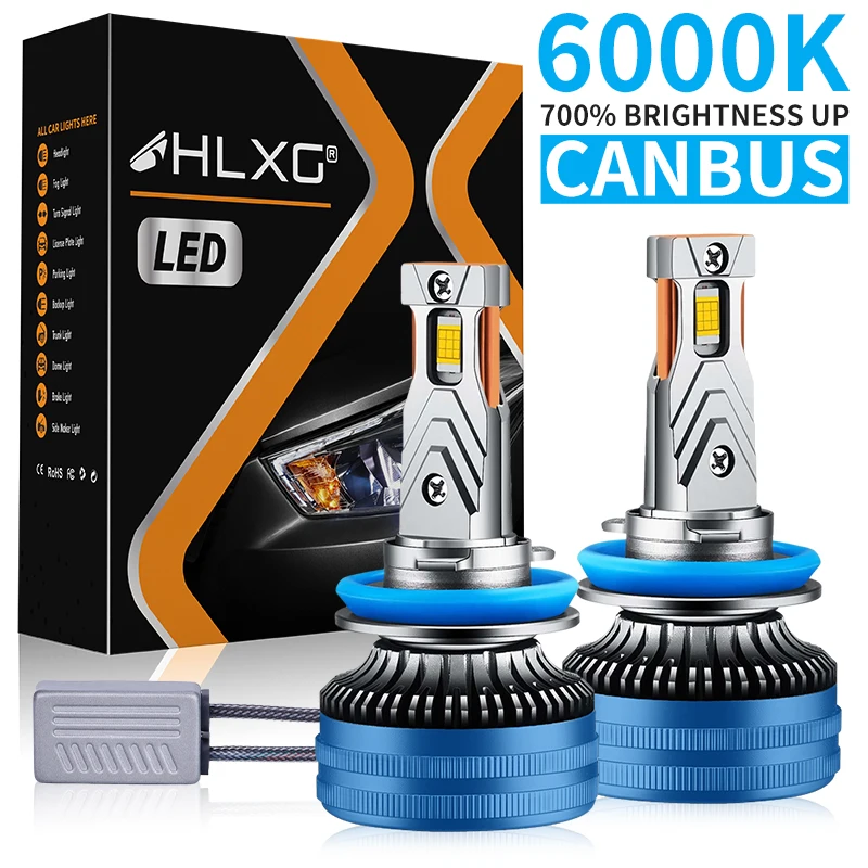 

H4 H7 K5C Светодиодные фары CANBUS No Error H8 H9 H11 H1 9005 9006 HB3 HB4 9012 Медная трубка Противотуманные фары 8054 CSP Автомобильные лампы 6000K