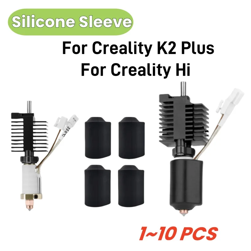 

For creality k2 Plus Hi combo Silicone Socks Hotend Kit Protect Cover Sleeve Compatible for K2 Plus Hot End 3D Printer Parts