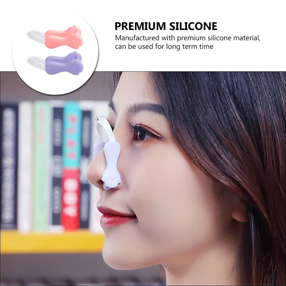 

2Pcs Nose Corrector Clip Made of Premium Silicone for Reshaping Crooked Nose Beauty Tool for Long Term Use Beauty Tool