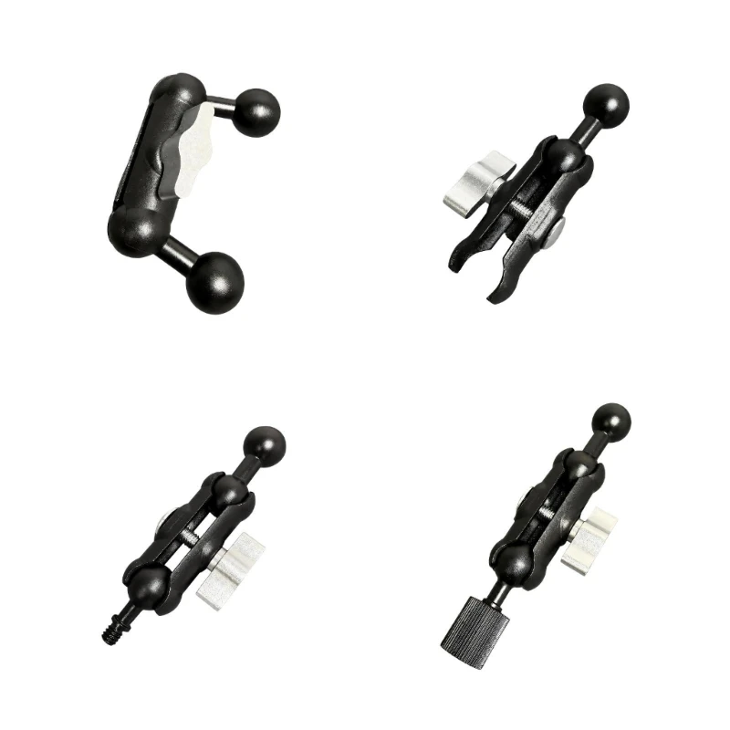 Telefonhalter-Gelenkadapter mit 17-mm-Kugelkopfgröße, Metall-Verriegelungsknopf-Anschluss für – Detail 1