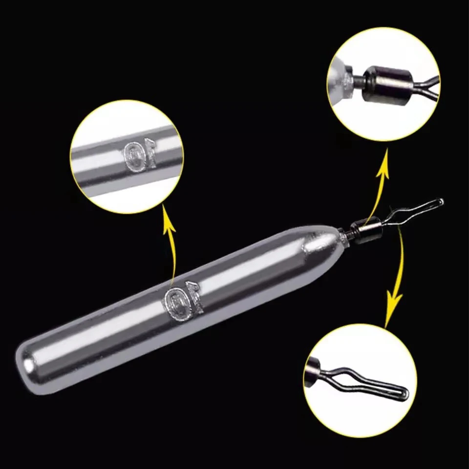 5Pcs Bar Shape Drop Shot Fishing Sinkers 3.5g 5g 7g 10g 14g 20g Bullet Pike Fishing Accessories For Bass Fishing Tackle