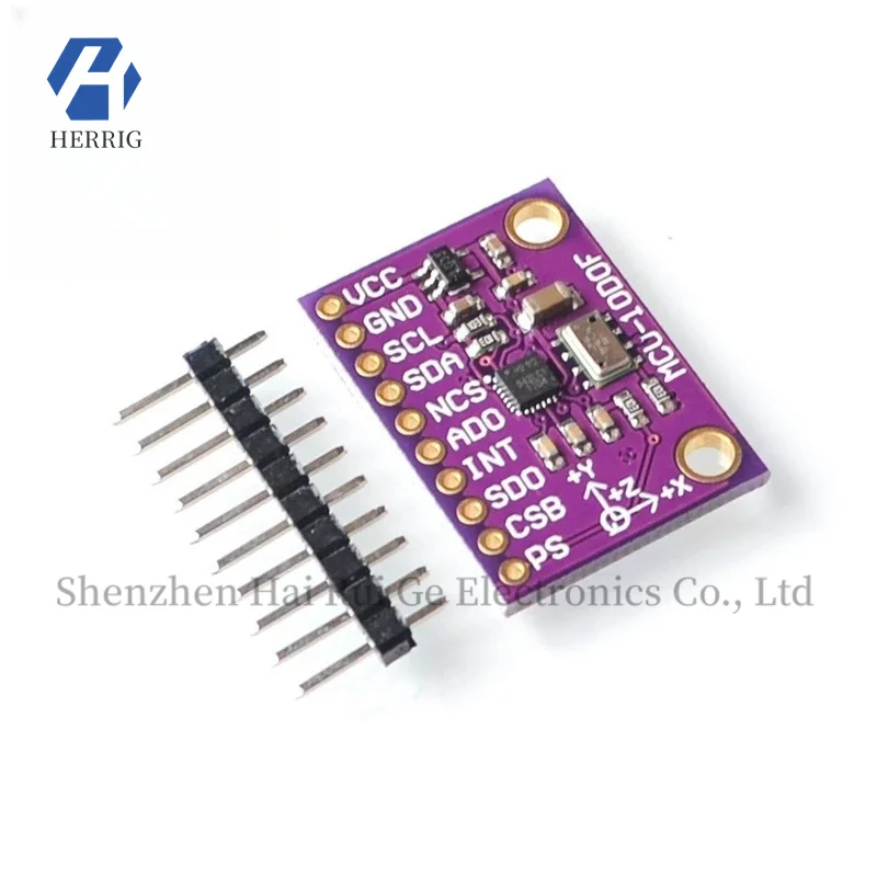 MCU-117 MPU9250/MS5611 Hoge nauwkeurigheid 9-assige 10DOF houdingsmodule SPI/IIC-communicatie