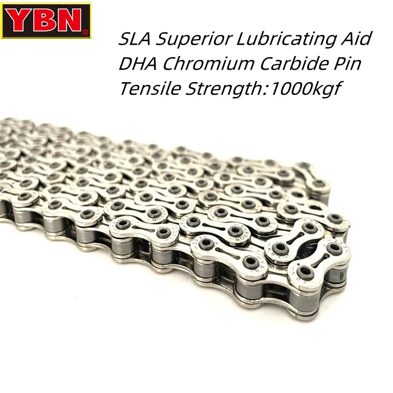 YBN BMX Single-speed  Bicycle Chain SLA410 Full Hollow 102L Suitable for Single-speed Bicycles Like Fixed Gear Bikes Track Bikes