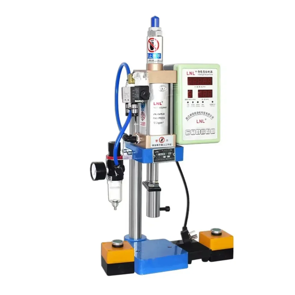 

500kg Manual Pneumatic Press Small Table Type 100 Intelligent Control Double-column Automatic Eyelet Machine