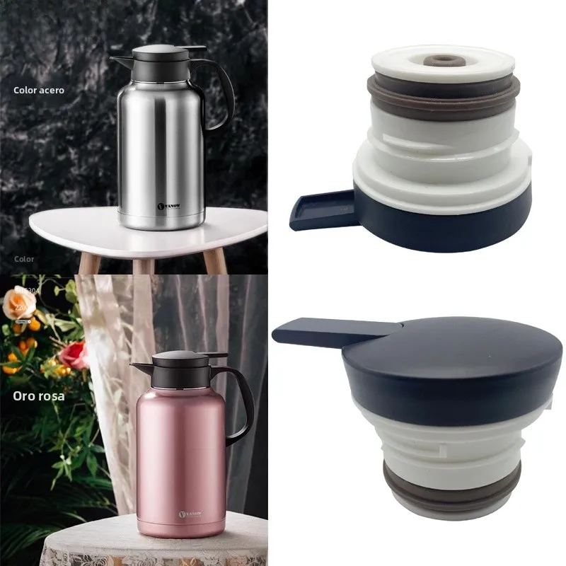 Termo de Gran Capacidad Vanow VO2200, Tapa Silenciosa, Accesorios para Tapa de Taza, Botella de Agua Caliente de 22L, Piezas ...