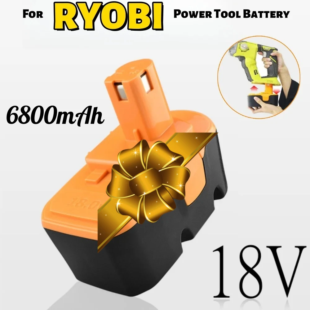 

Аккумулятор Ni-Mh 18В 6800мАч для Ryobi 18В One+ (совместим с P100, P101, ABP1801, ABP1803, BPP1820)