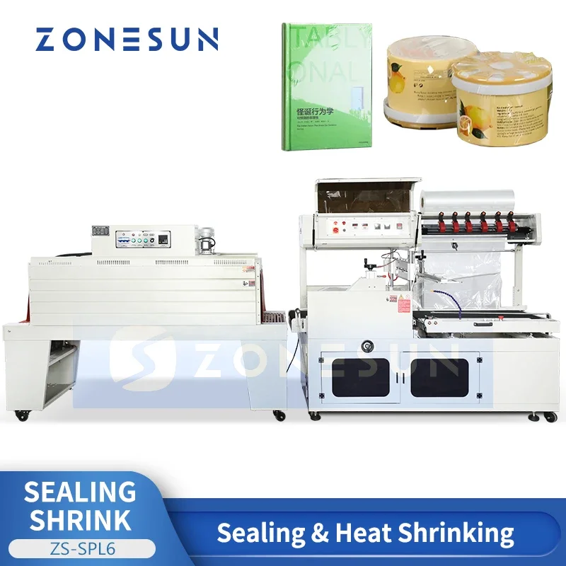 ZONESUN ZS-SPL6 Automatic Heat Shrink Tunnel Shrink Wrap Packaging Machine  for Business and Industrial Use view 2