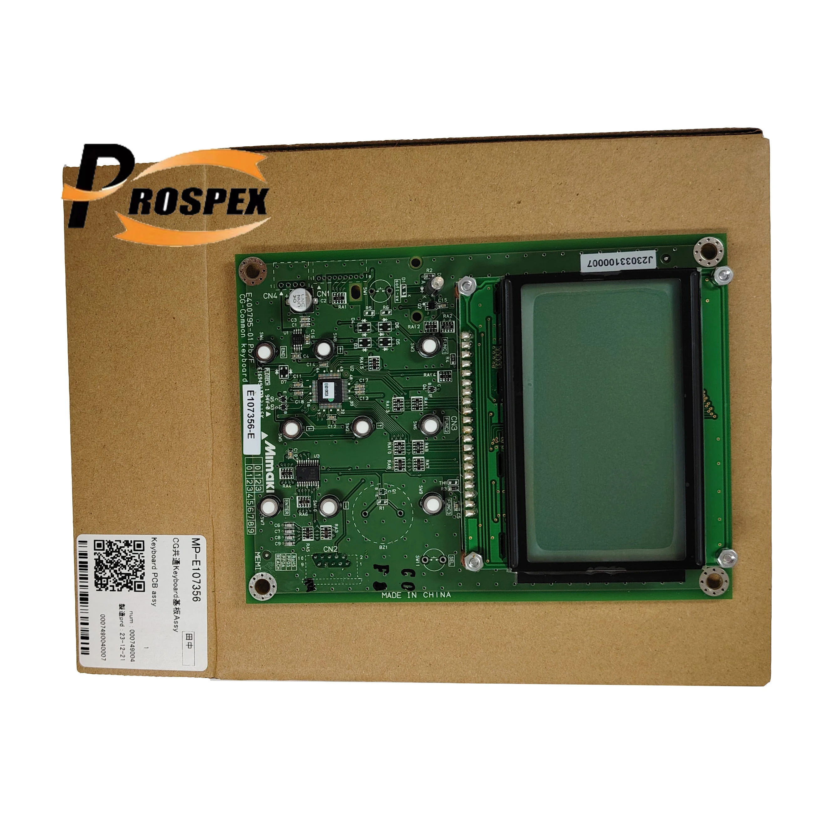 

Original Mimaki MP-E107356 Keyboard PCB Assy for CG-SR3/CG-AR