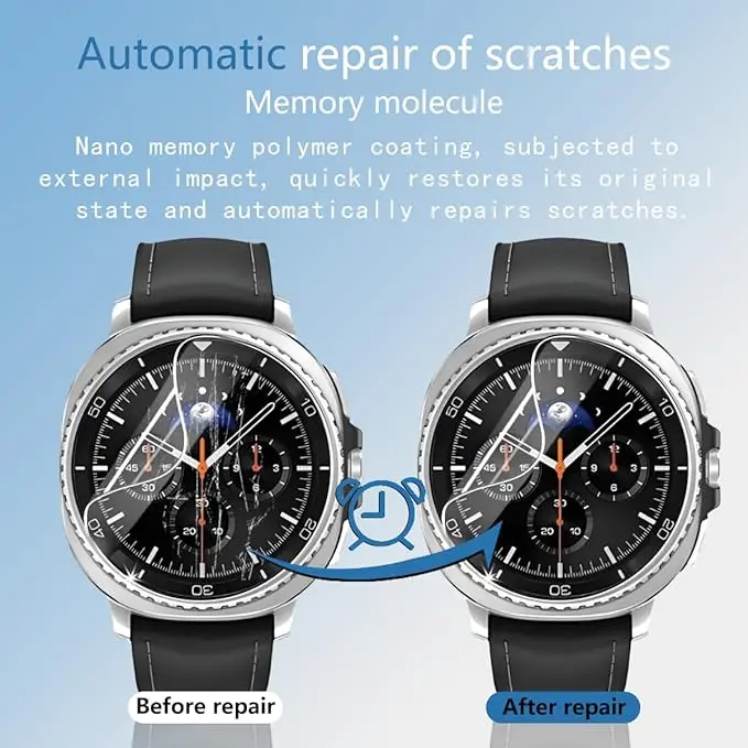 5Pcs HD Clear Hydrogel Film For Samsung Watch 8 Series 40mm 44mm 8Classic 46mm Protective Screen Protector image 3