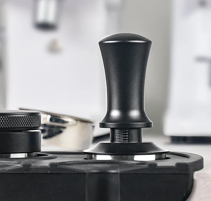 

BANLEE 58mm Espresso Coffee Tamper Stainless Steel Thread Base Slef Leveling Design Balanced Fixed Force Coffee Tamper