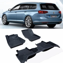 Use for Volkswagen B8 passat Alltrack car carpet B8 passat car carpet Fit For B8 passat Alltrack waterproof trunk mat floor mat