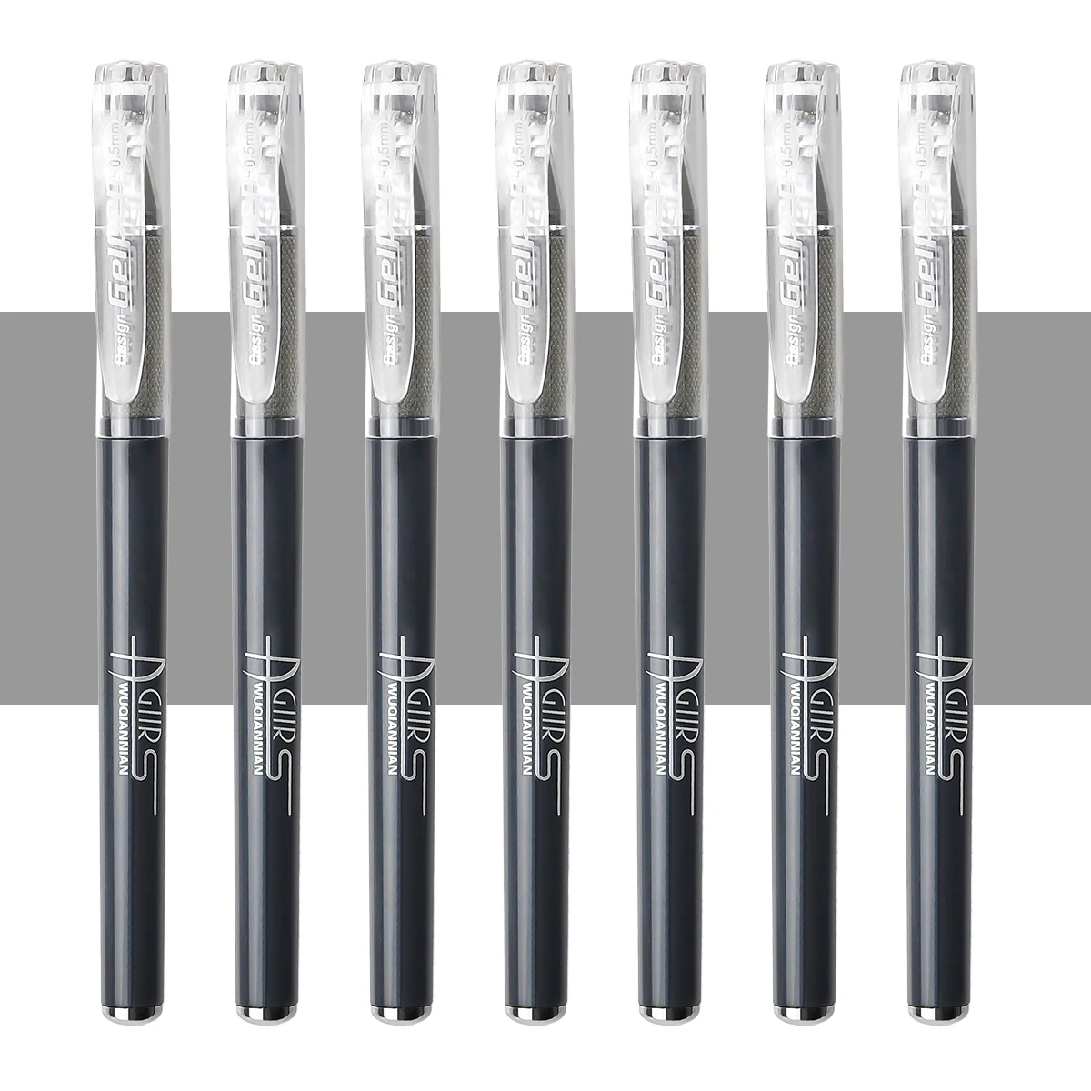 

3/6pcs black neutral pens with a 0.5mm tip for quick and smooth writing, business accounting pens, signature pens