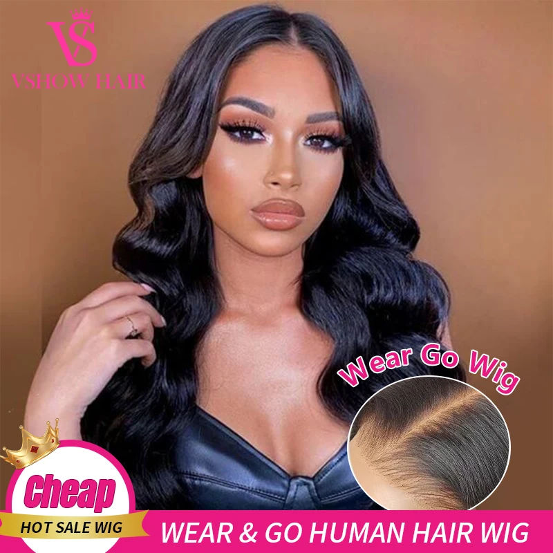 

Wear Go Glueless Wig Human Hair Ready To Wear Body Wave Wigs Preplucked Curly Lace Front Brazilian Glueless Wig On Sale