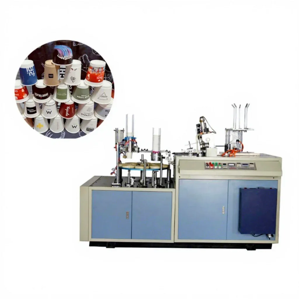 Customized Automatic Disposable Paper Tea Cups Machinery Coffee Cup Manufacturing Production Machine Double Wall Paper Cup Makin